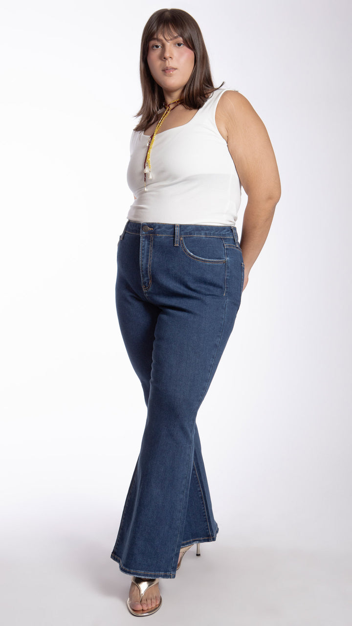 Pantalón Flare Curvy Balam BL7492