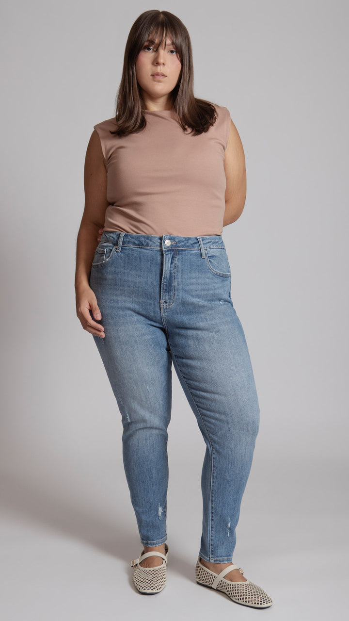 Pantalón High Rise Skinny Curvy Balam BL7494