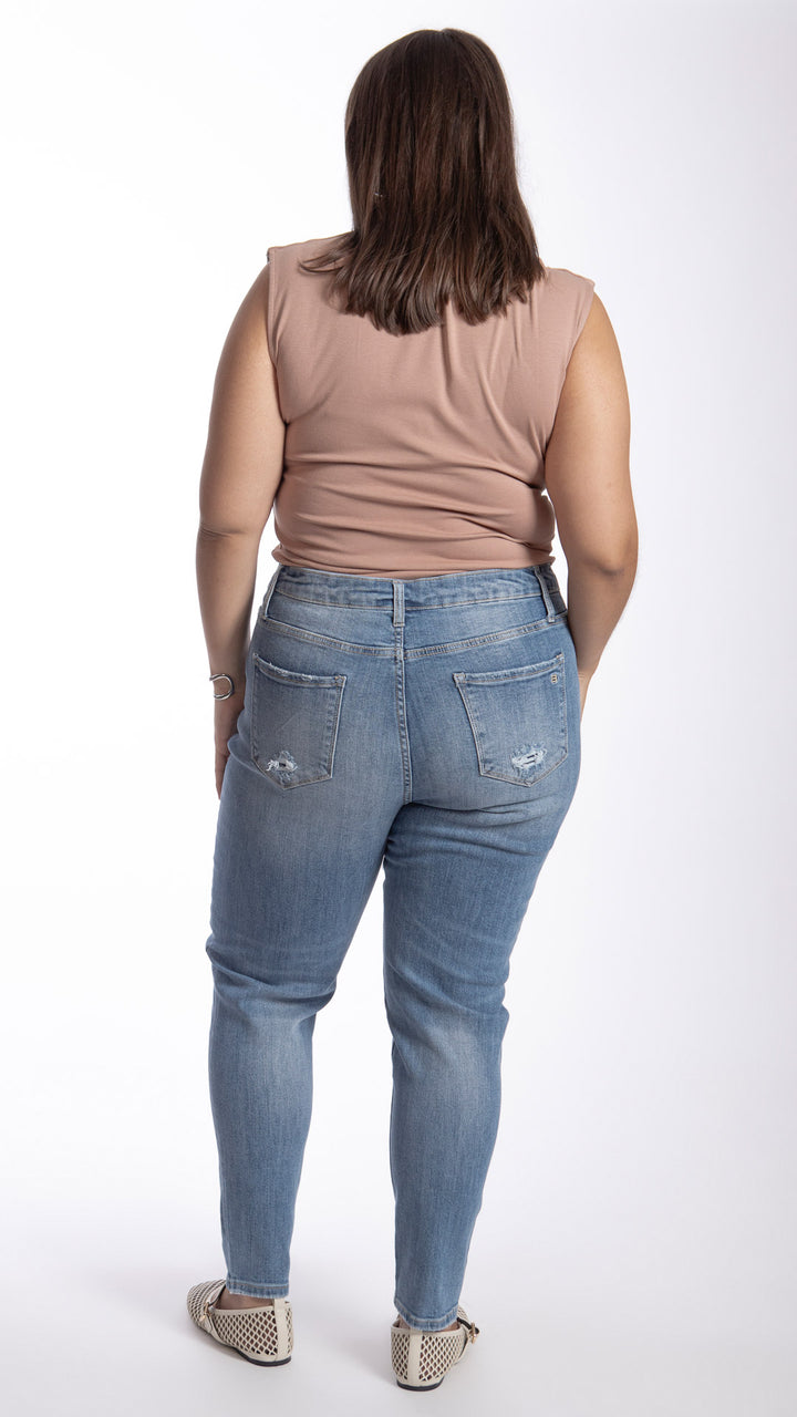 Pantalón High Rise Skinny Curvy Balam BL7494