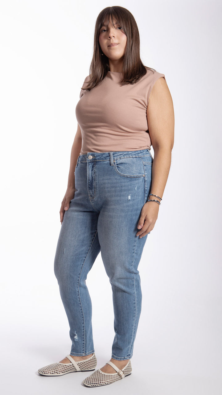 Pantalón High Rise Skinny Curvy Balam BL7494