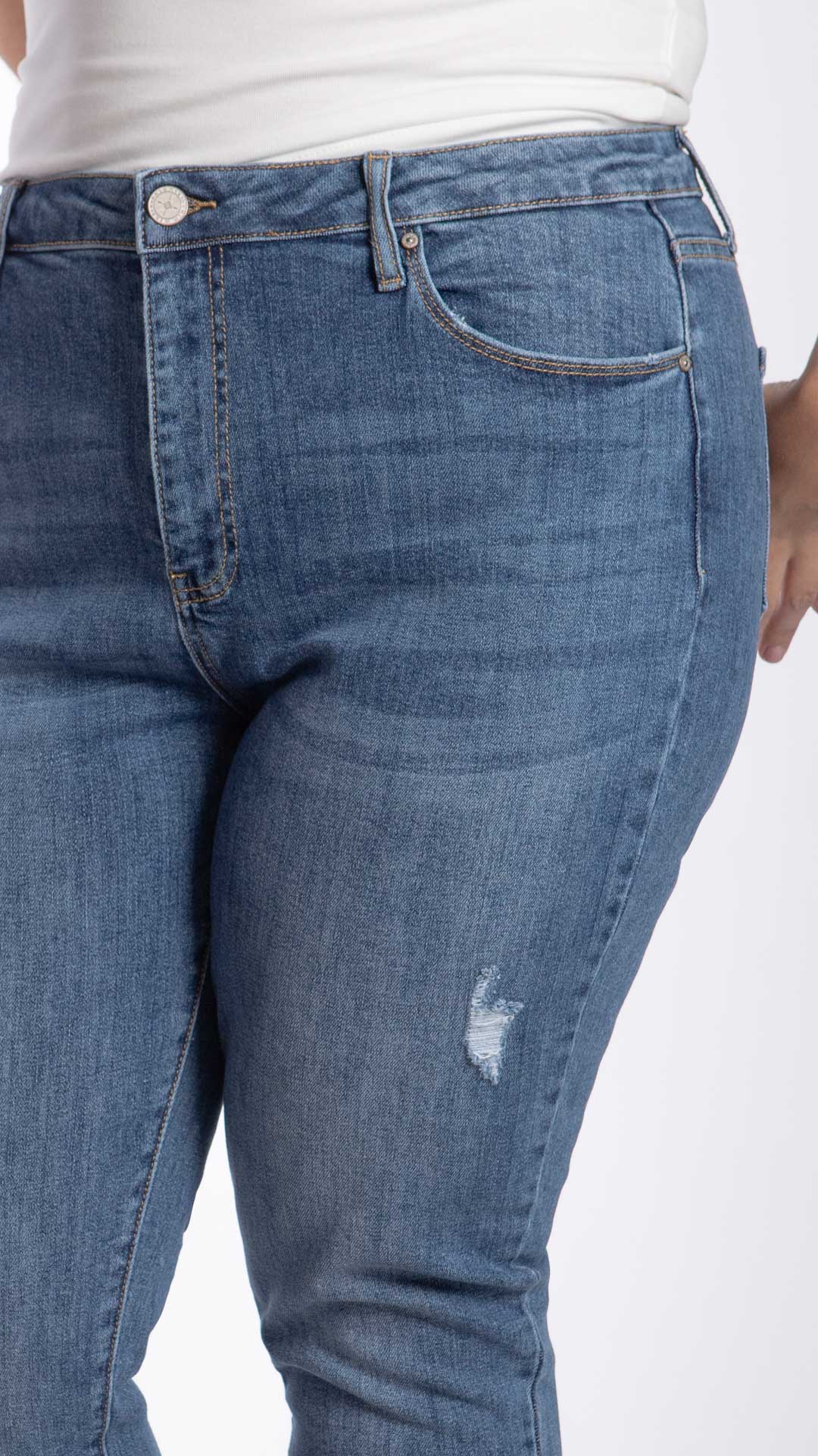 Pantalón High Rise Skinny Curvy Balam BL7495