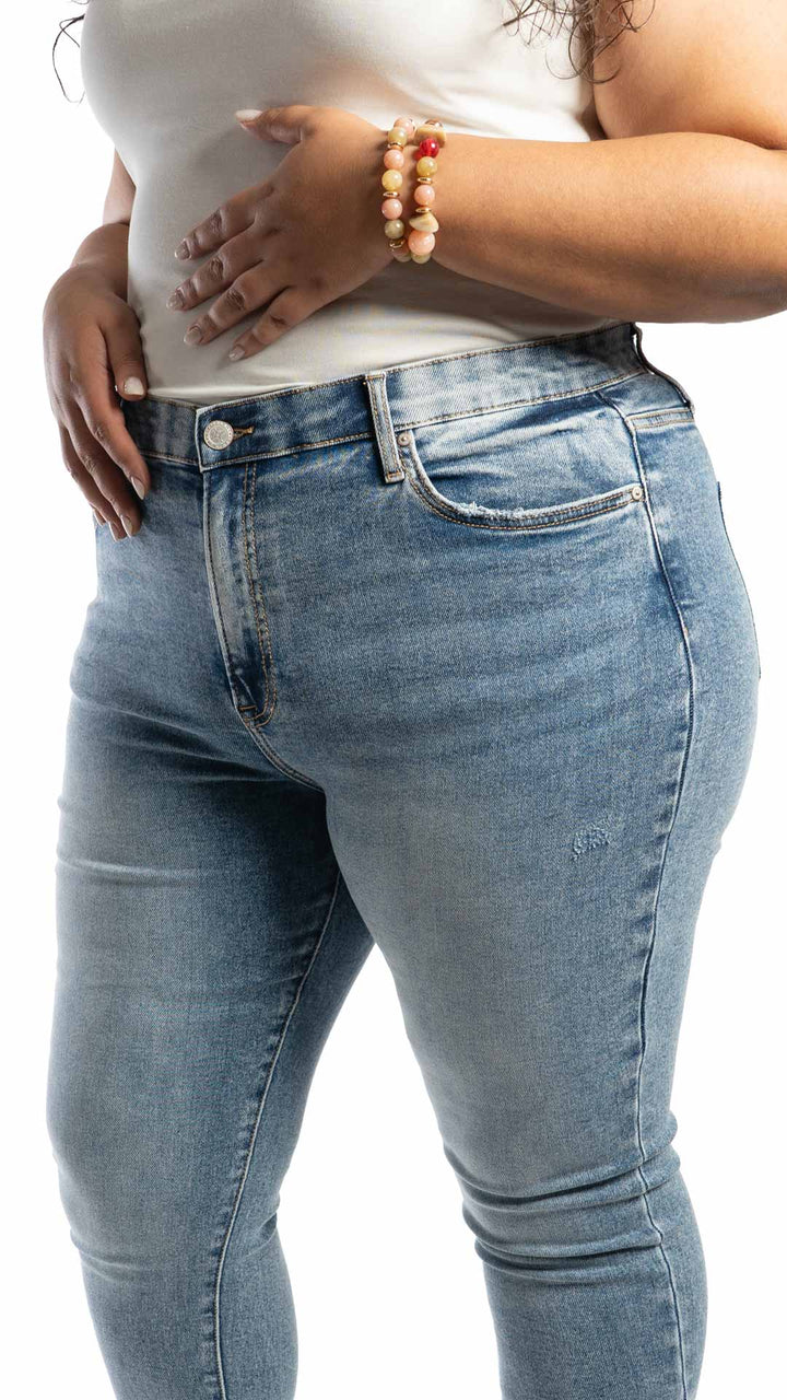 Pantalón High Rise Skinny Curvy Balam BL7496