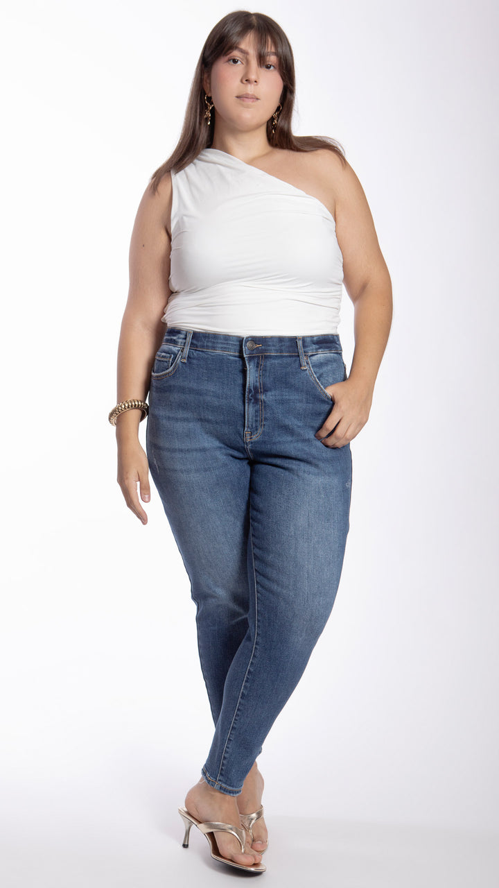 Pantalón High Rise Skinny Curvy Balam BL7496