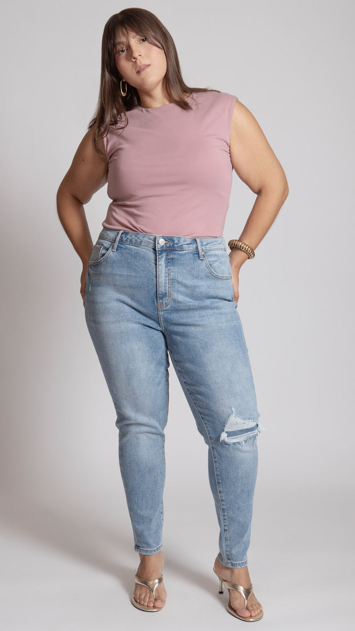 Pantalón High Rise Skinny Curvy Balam BL7497
