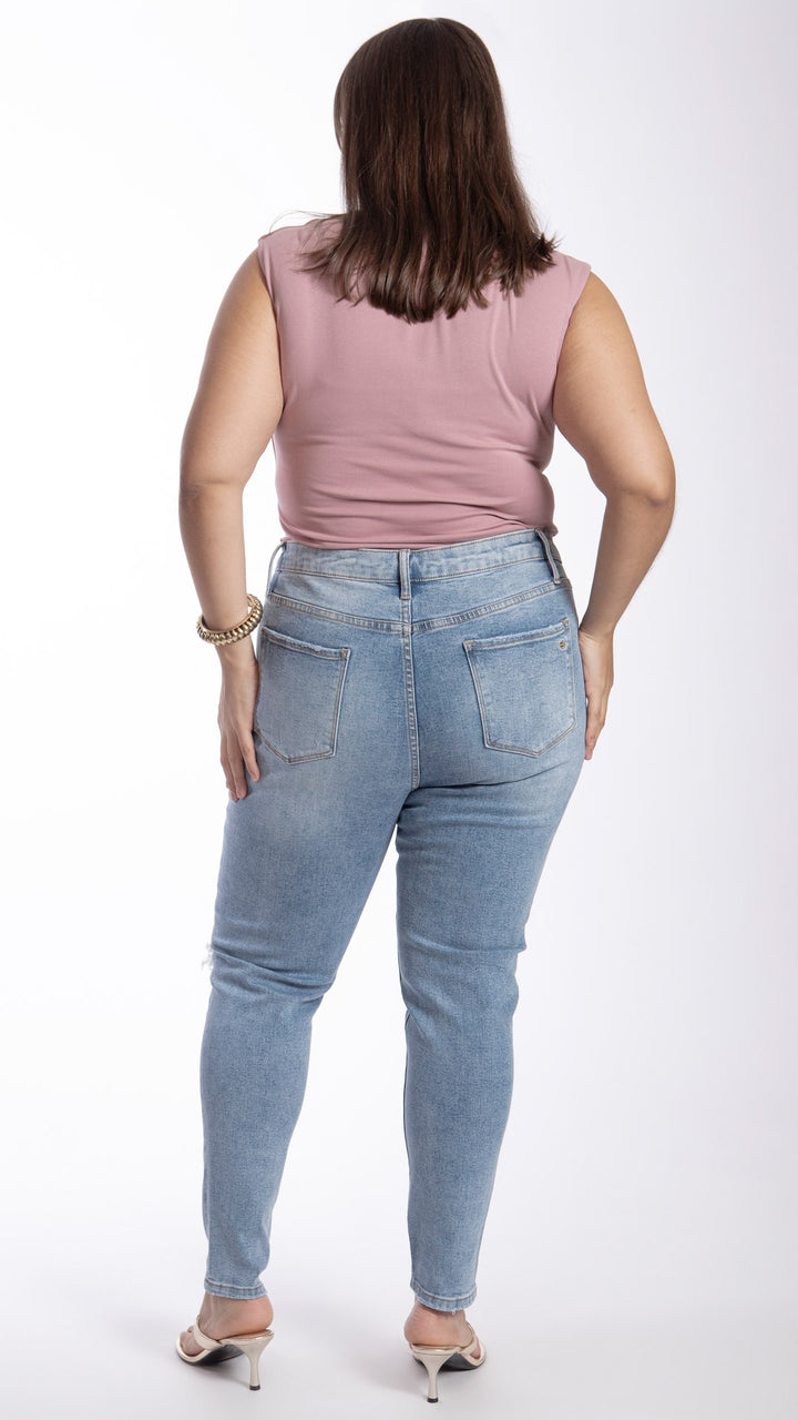 Pantalón High Rise Skinny Curvy Balam BL7497