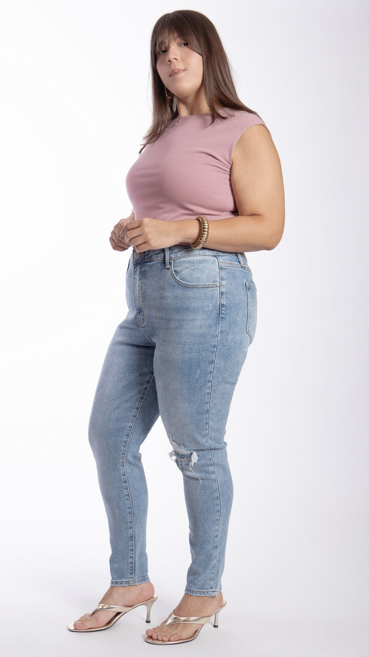 Pantalón High Rise Skinny Curvy Balam BL7497