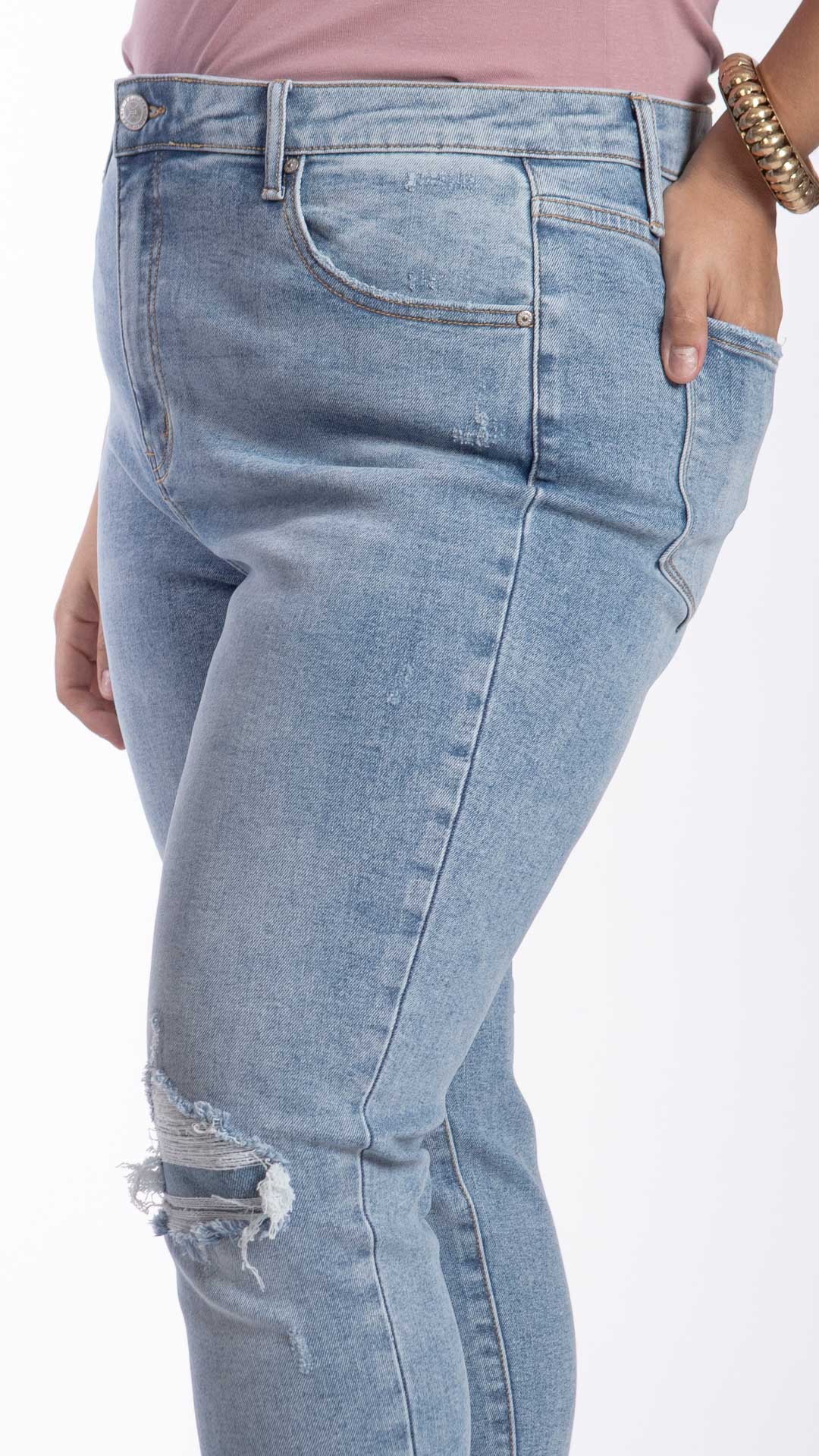 Pantalón High Rise Skinny Curvy Balam BL7497