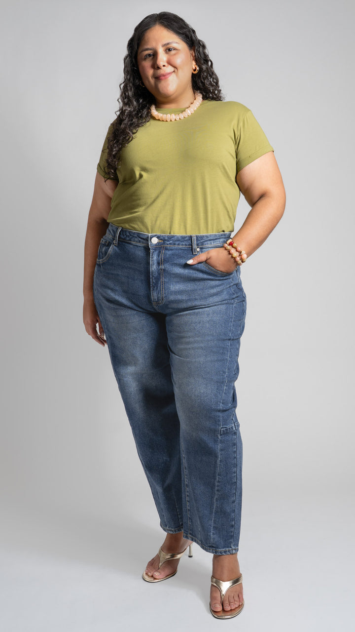 Pantalón Barrel Curvy Balam BL7521