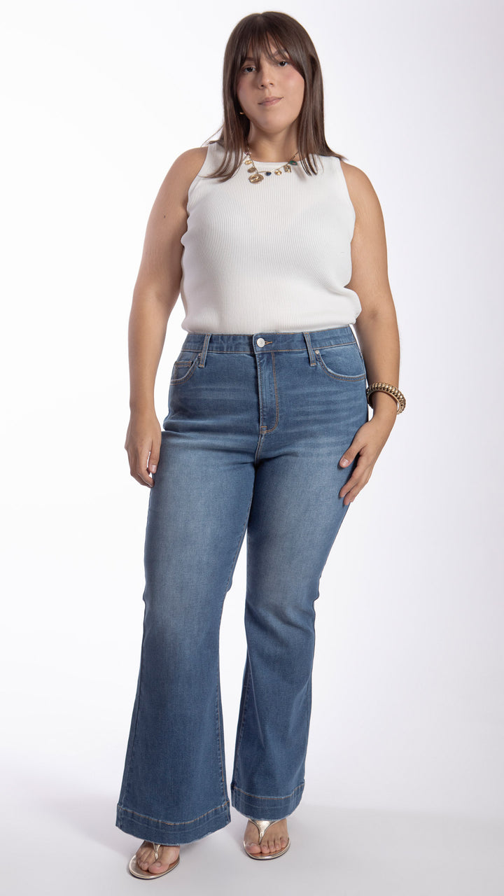 Pantalón Flare Curvy Balam BL7525