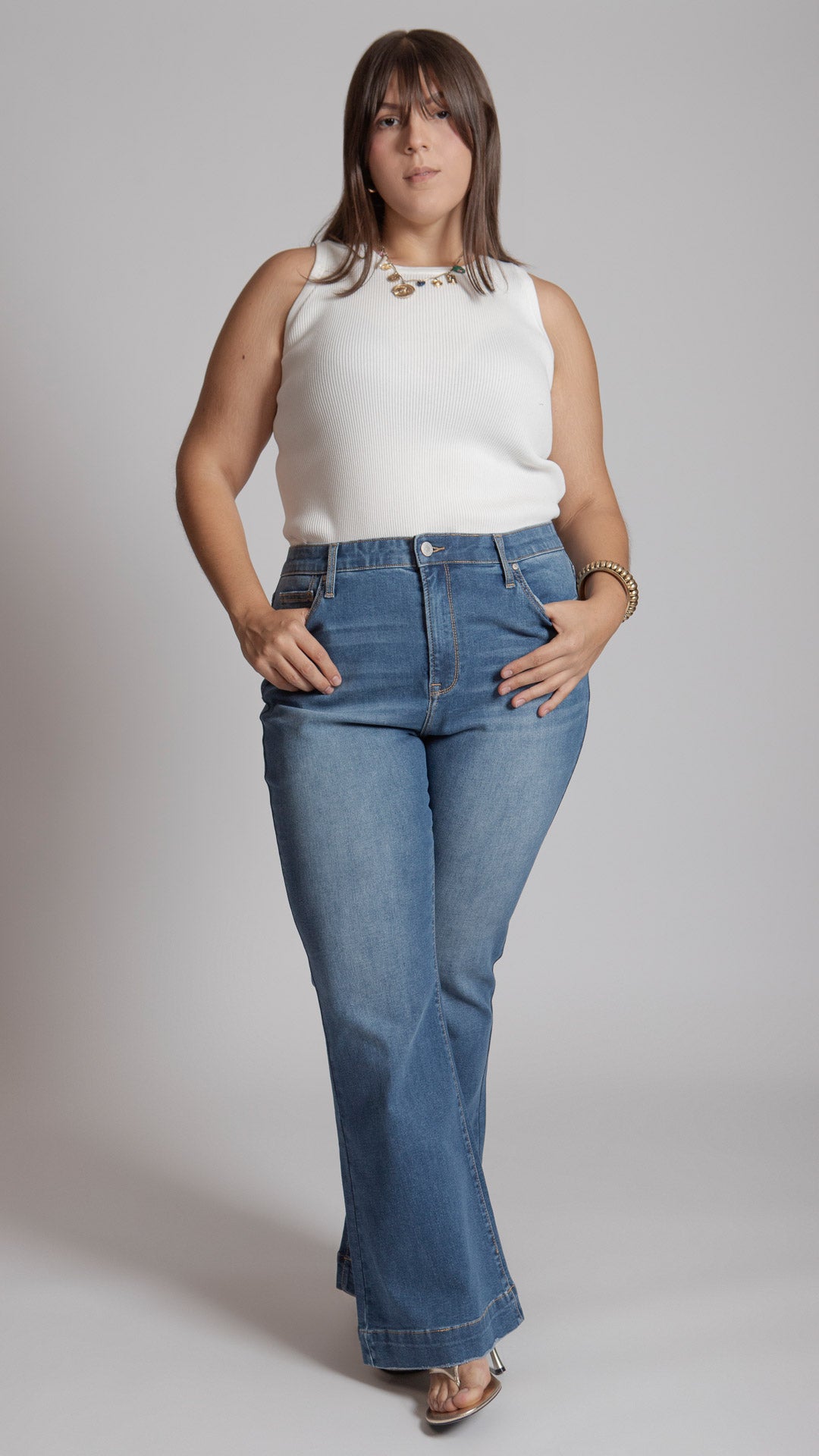 Pantalón Flare Curvy Balam BL7525