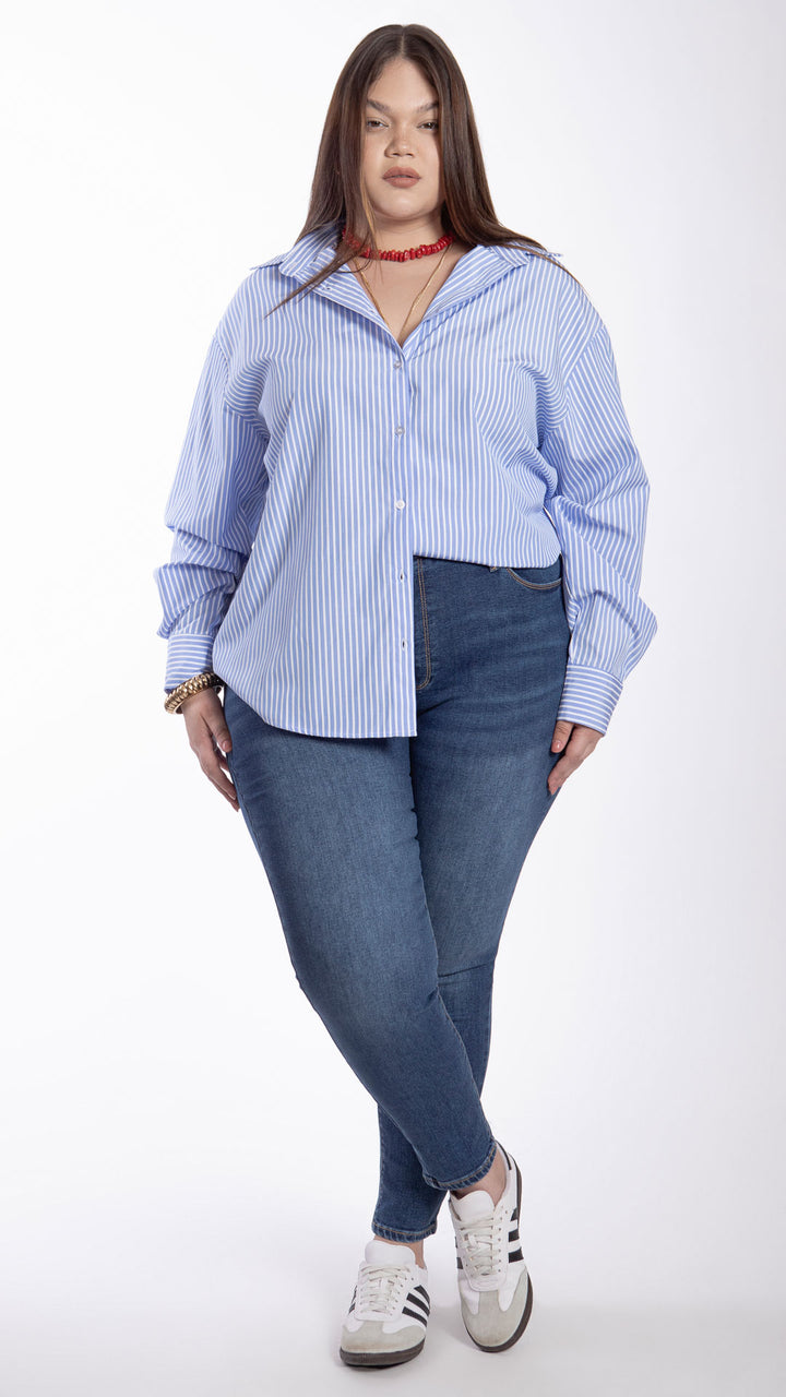 Pantalón High Rise Skinny Curvy Balam BL7528