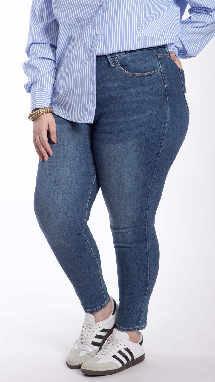 Pantalón High Rise Skinny Curvy Balam BL7528