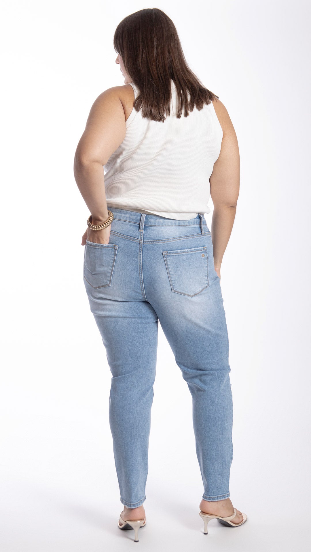 Pantalón High Rise Skinny Curvy Balam BL7529