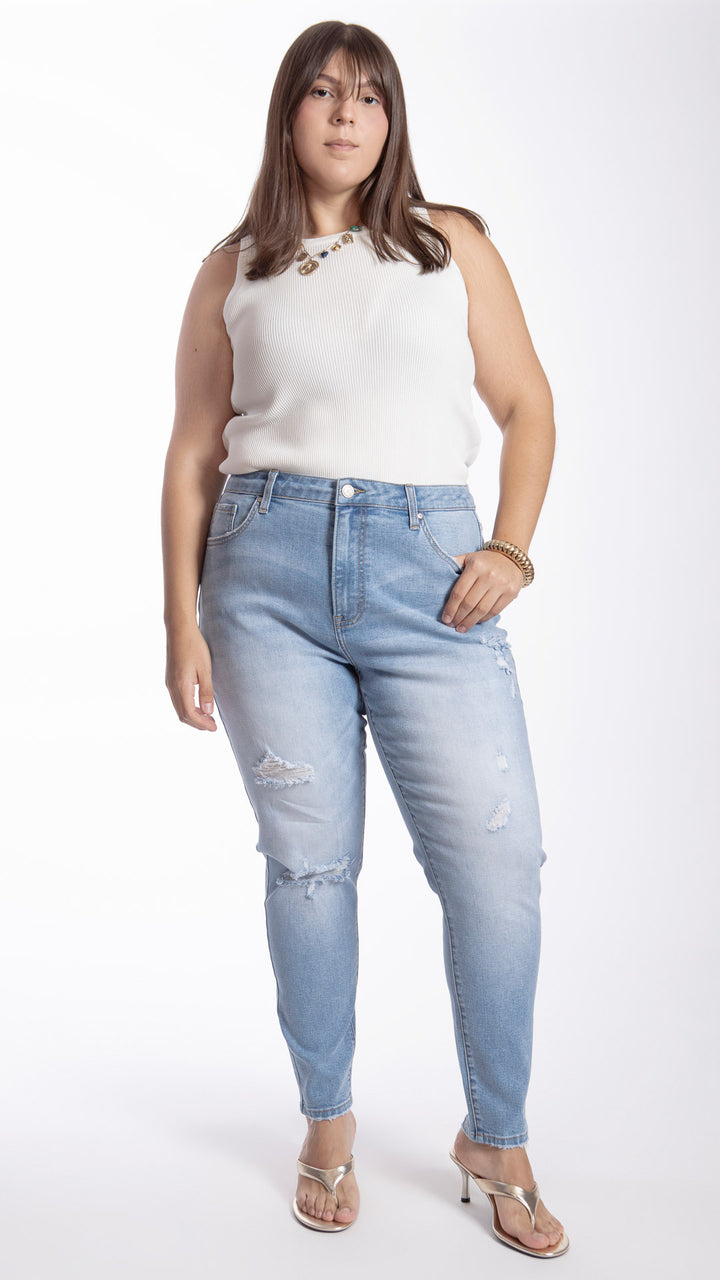 Pantalón High Rise Skinny Curvy Balam BL7529