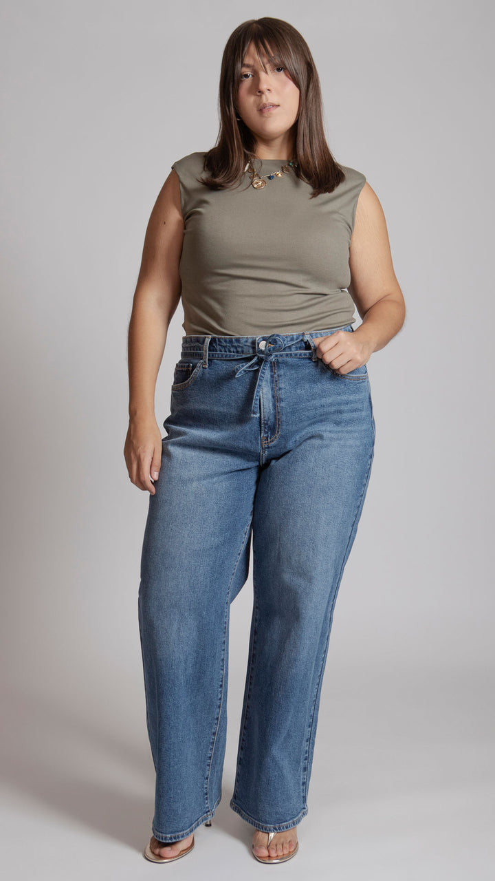 Pantalón Wide Leg Curvy Balam BL7540