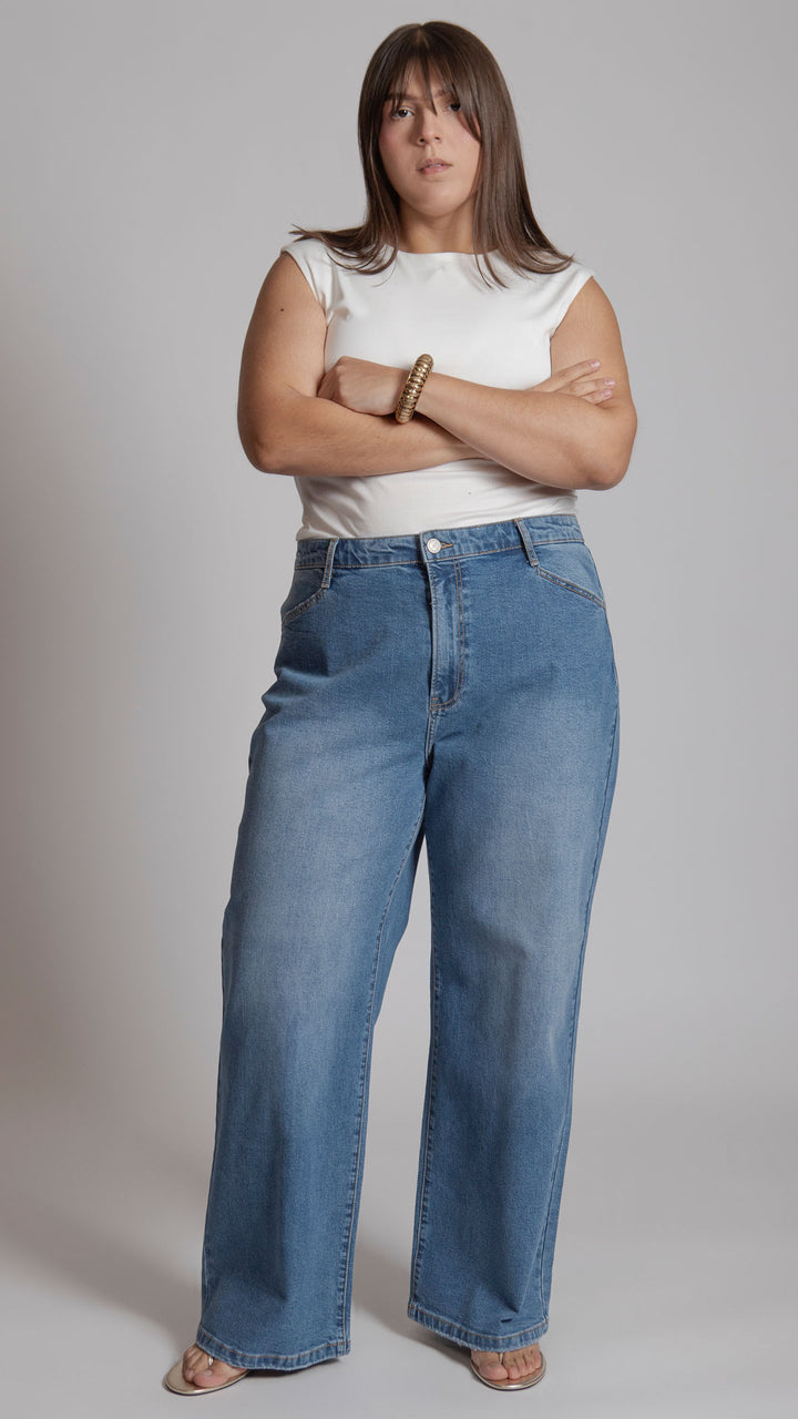 Pantalón Wide Leg Curvy Balam BL7571