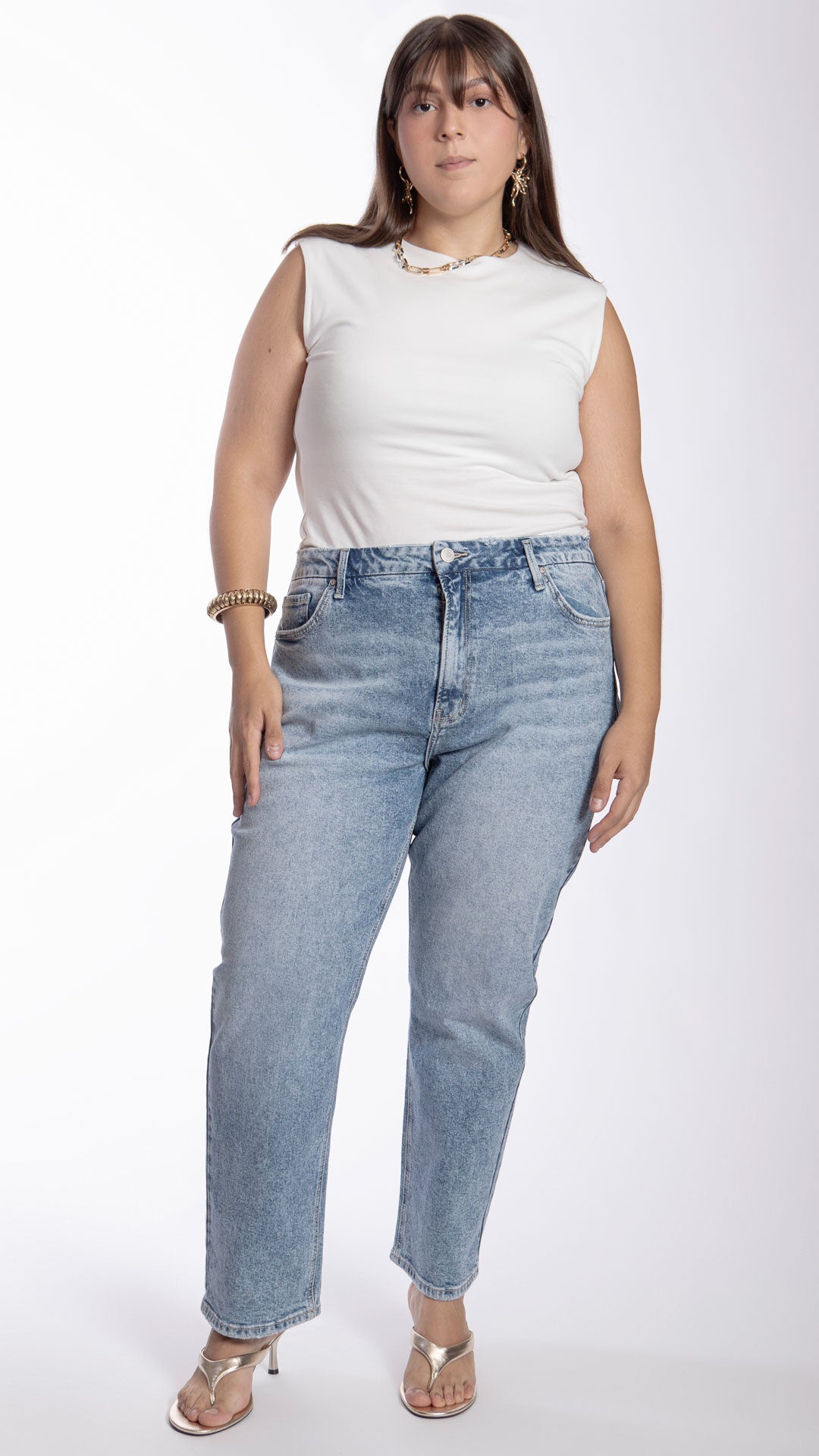 Pantalón Straight Curvy Balam BL7573