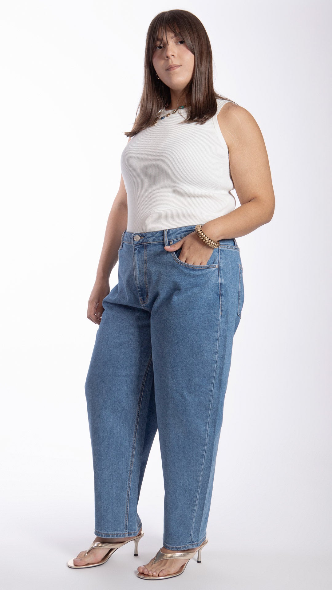 Pantalón Barrel Curvy Balam BL7577
