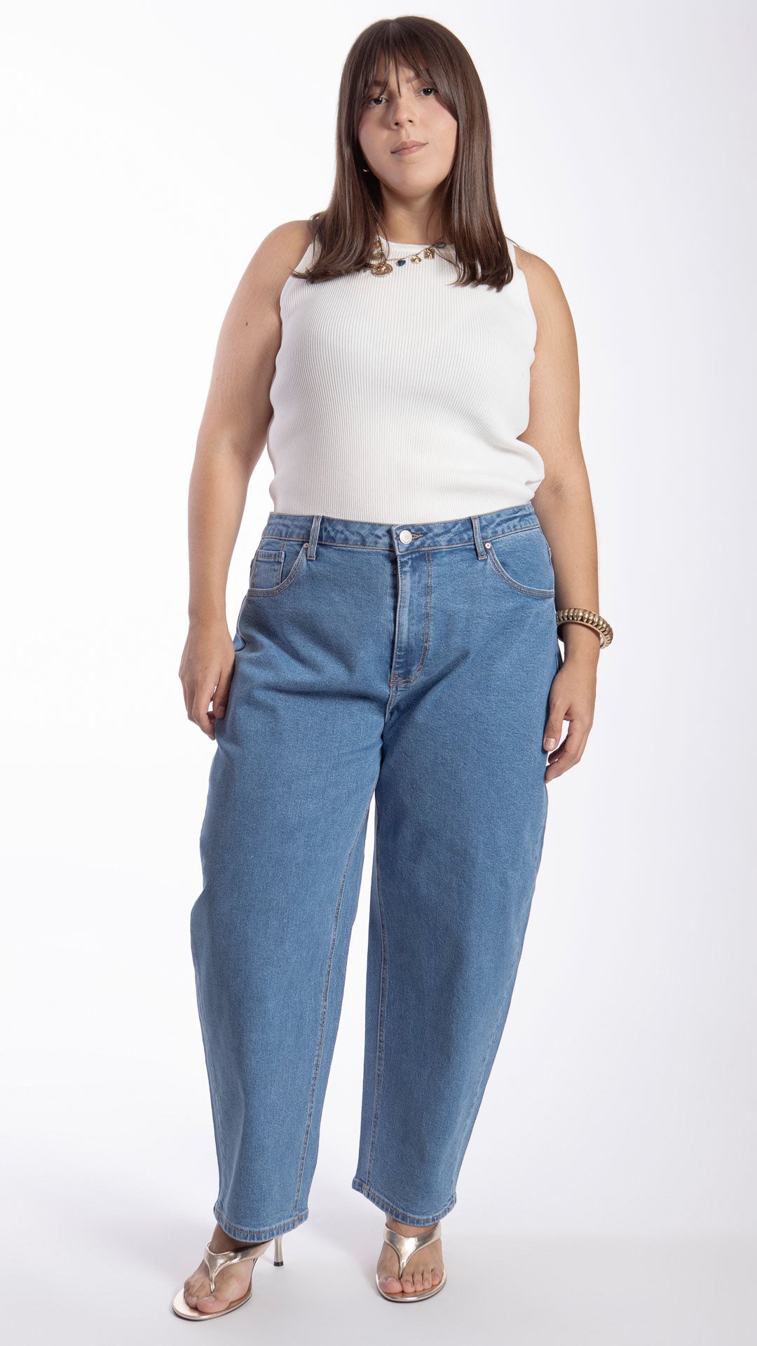 Pantalón Barrel Curvy Balam BL7577
