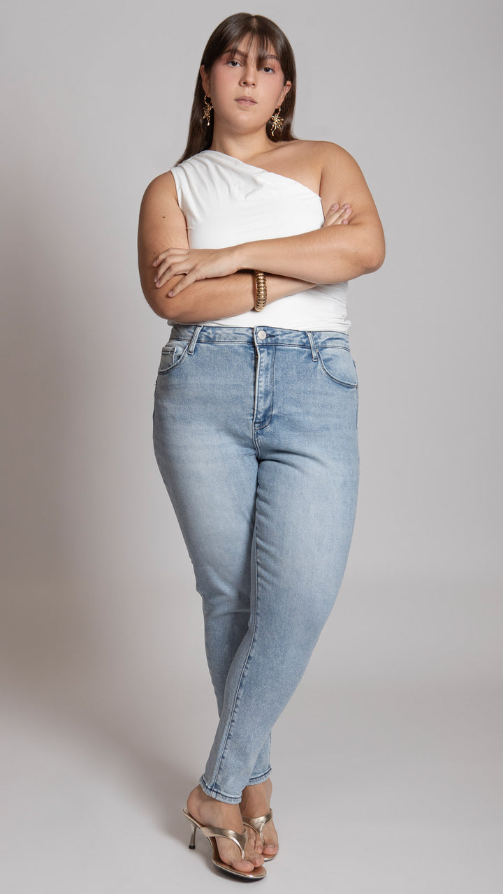 Pantalón High Rise Skinny Curvy Balam BL7583