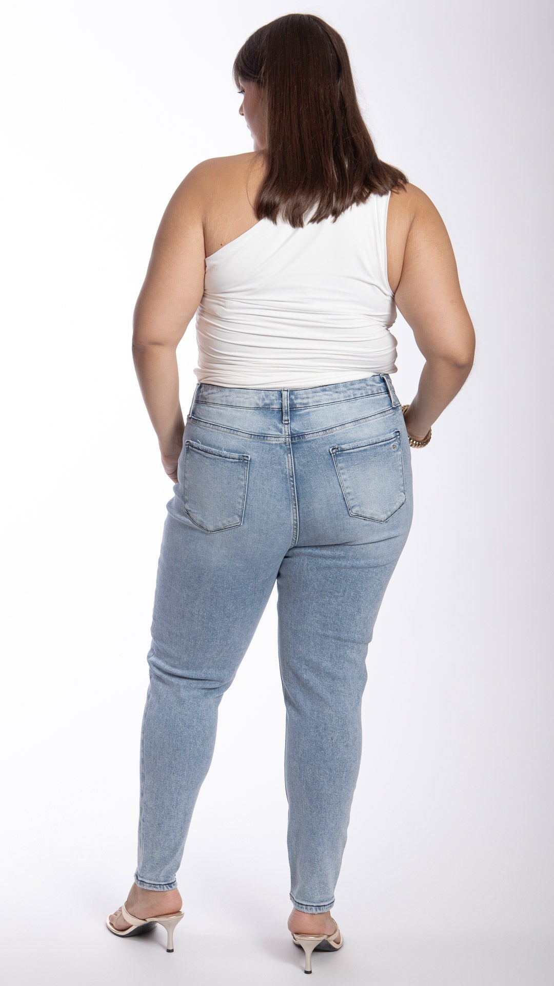 Pantalón High Rise Skinny Curvy Balam BL7583