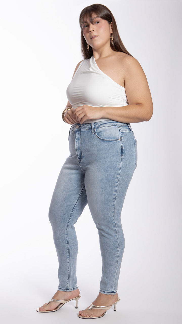 Pantalón High Rise Skinny Curvy Balam BL7583