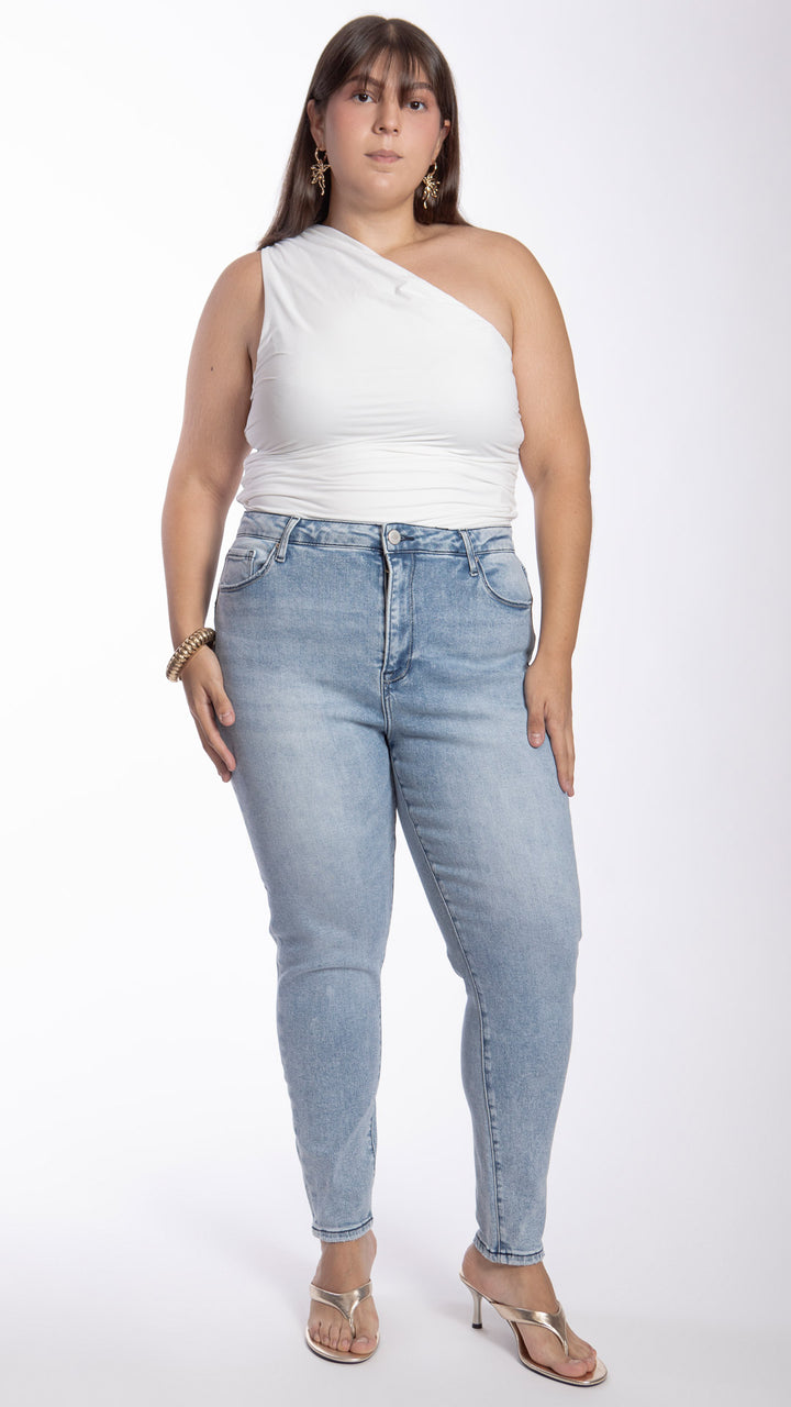 Pantalón High Rise Skinny Curvy Balam BL7583