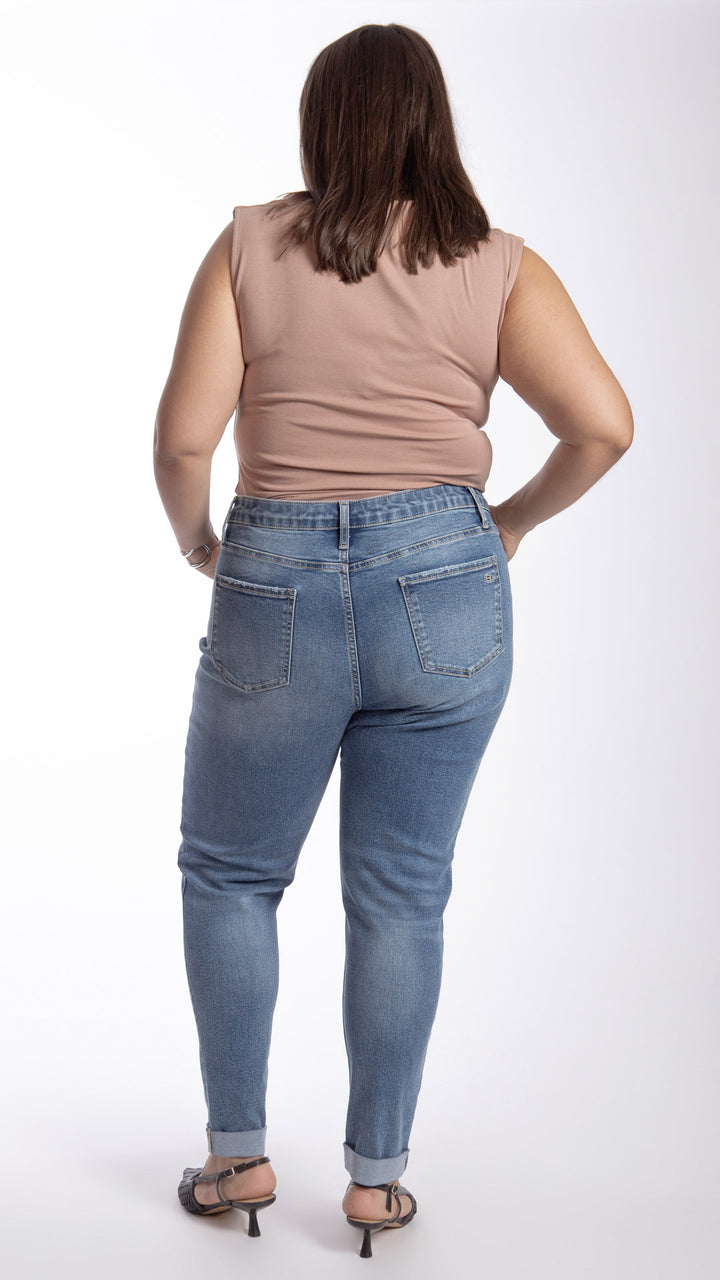 Pantalón High Rise Skinny Curvy Balam BL7584