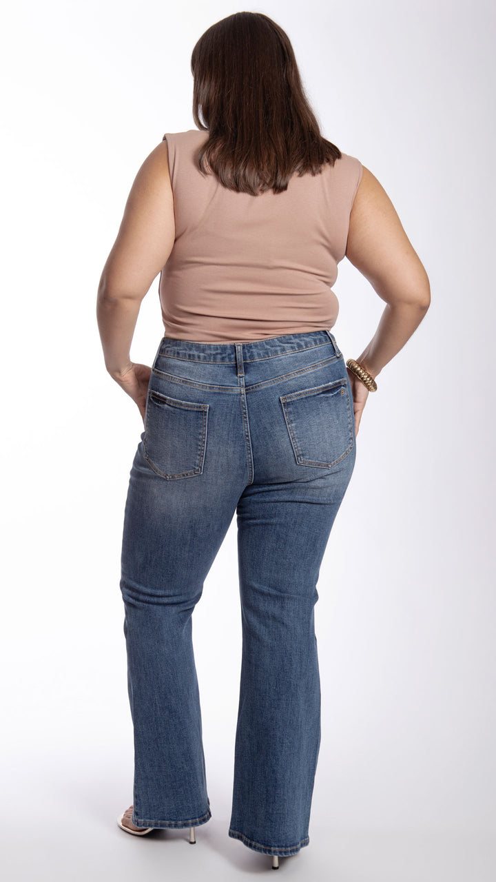 Pantalón Flare Curvy Balam BL7597