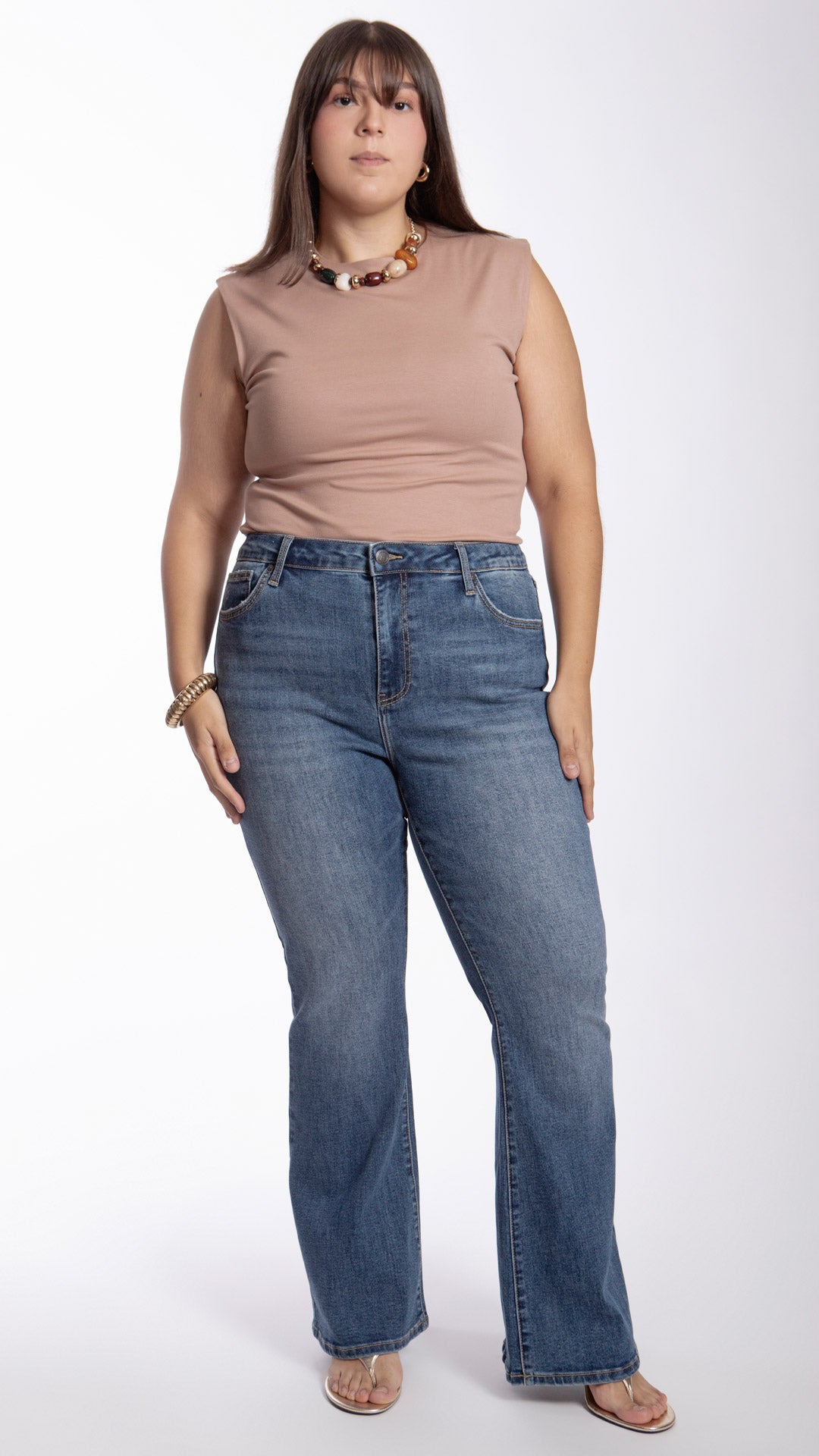 Pantalón Flare Curvy Balam BL7597
