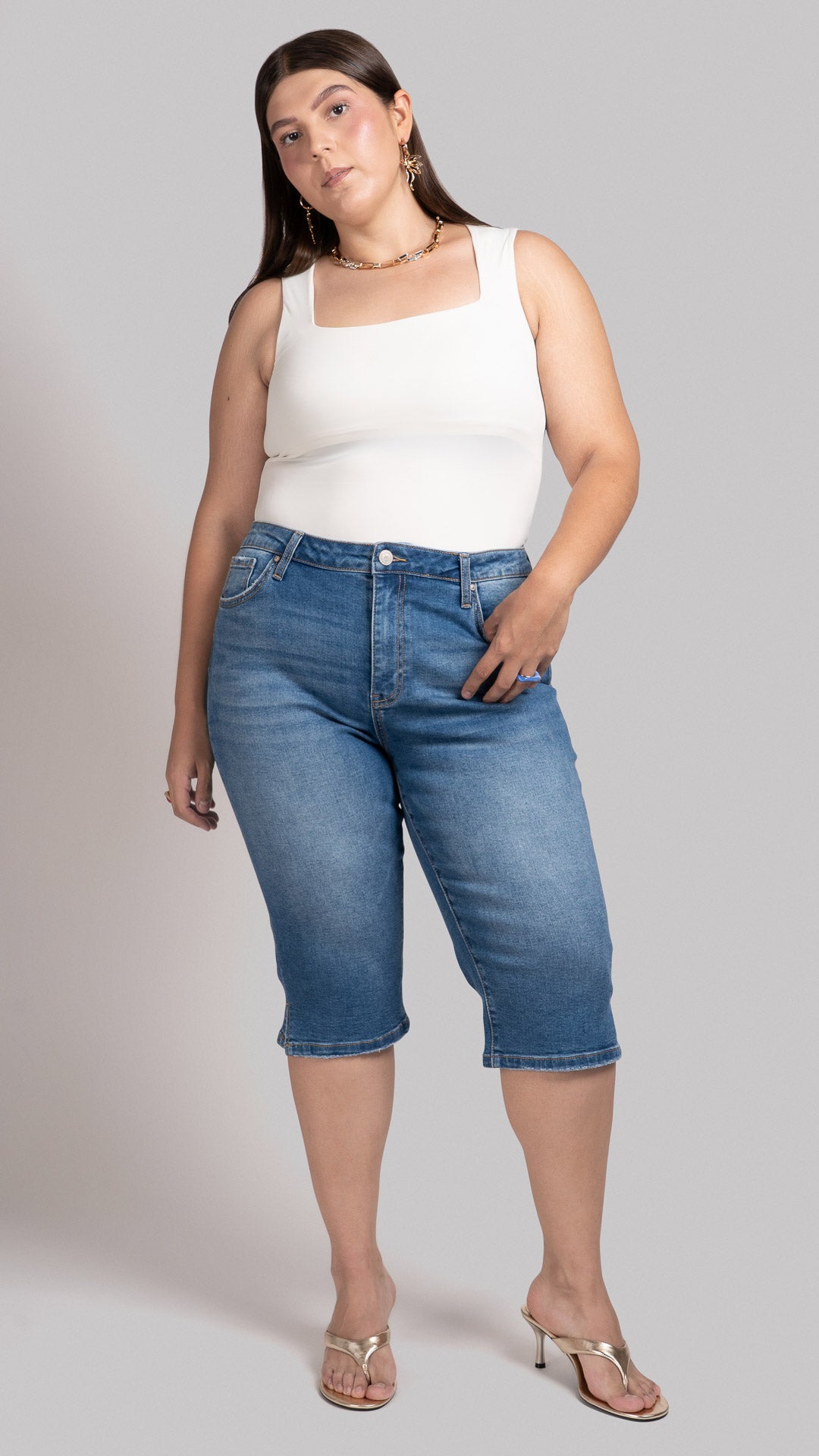 Pantalón Capri Curvy Balam BL7604