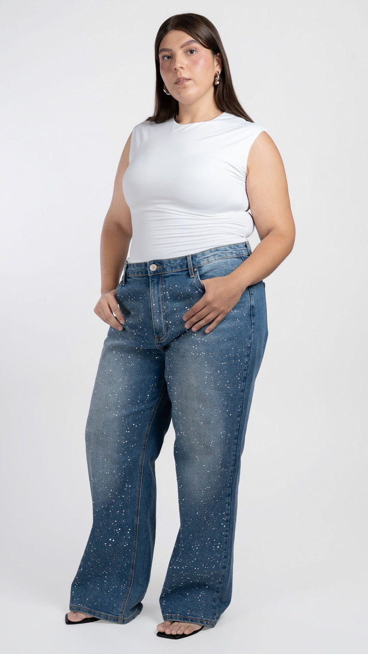 Pantalón Wide Leg Curvy Balam BL7612