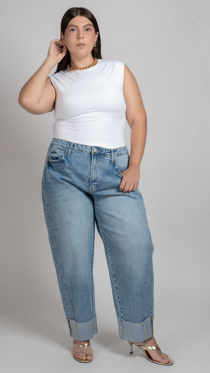 Pantalón Barrel Curvy Balam BL7616