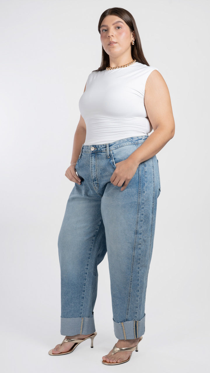 Pantalón Barrel Curvy Balam BL7616