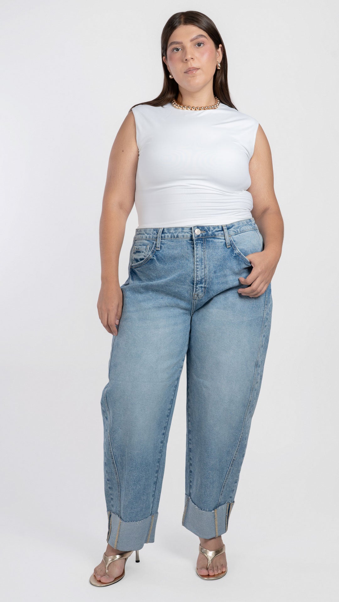 Pantalón Barrel Curvy Balam BL7616