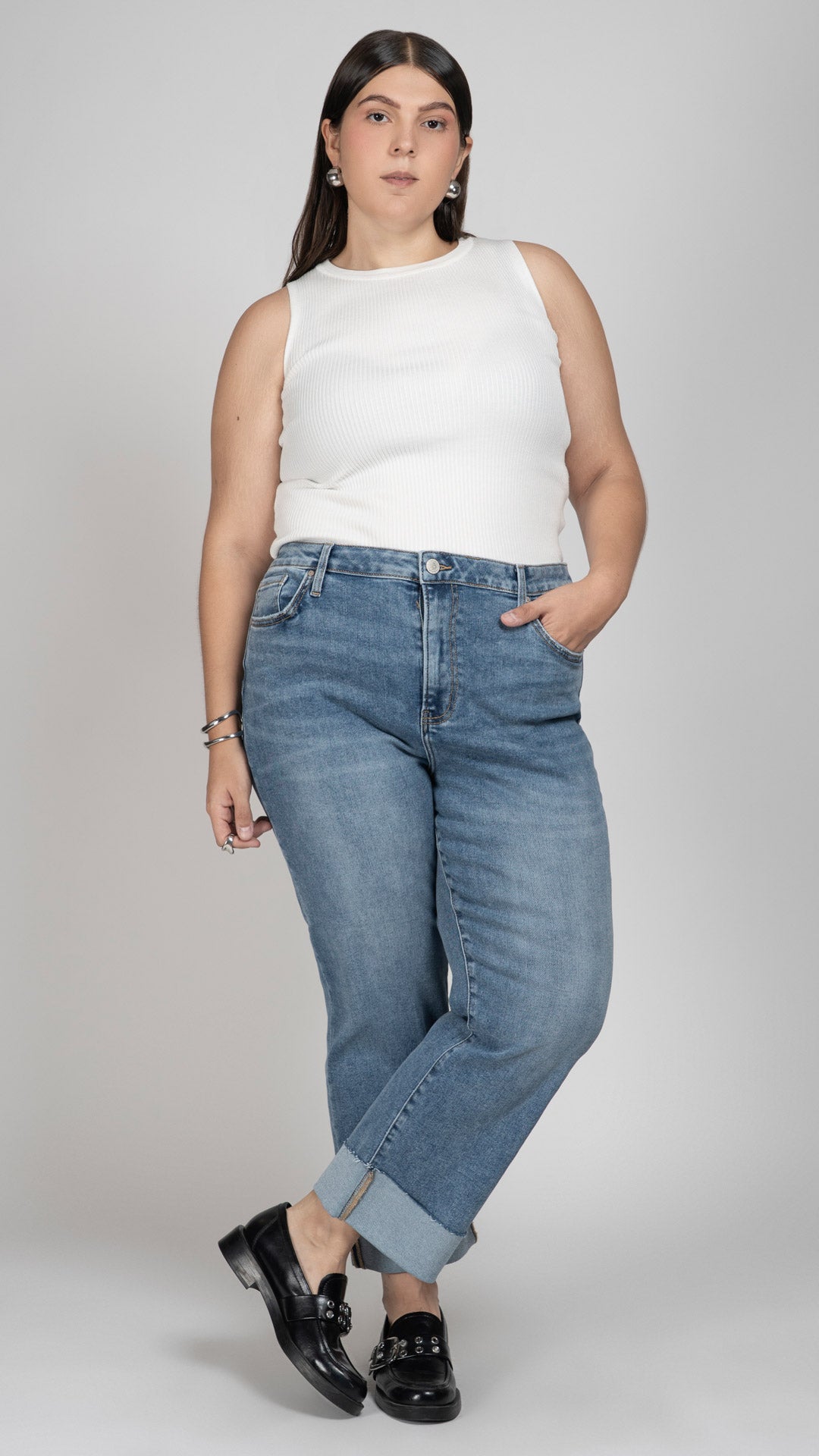 Pantalón Boyfriend Curvy Balam BL7625