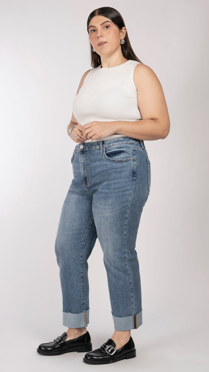 Pantalón Boyfriend Curvy Balam BL7625
