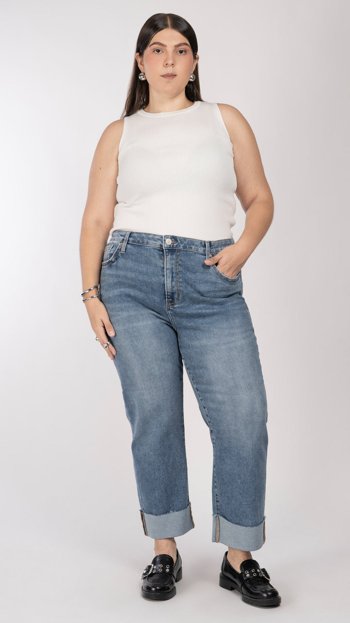 Pantalón Boyfriend Curvy Balam BL7625