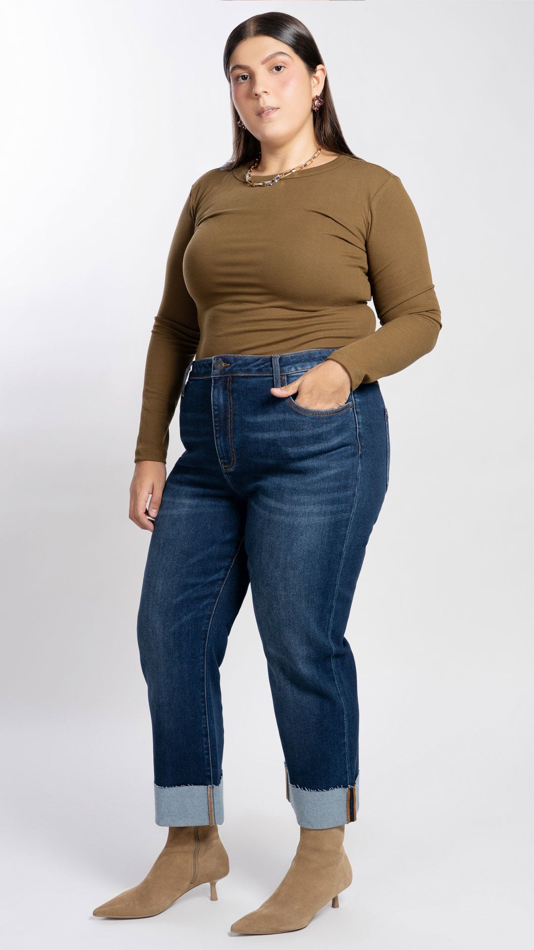 Pantalón Boyfriend Curvy Balam BL7627