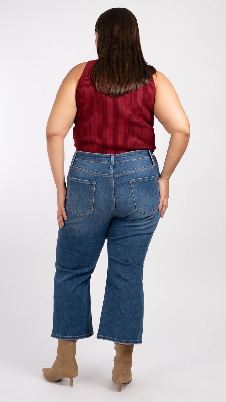 Pantalón Cropped Flare Curvy Balam BL7630