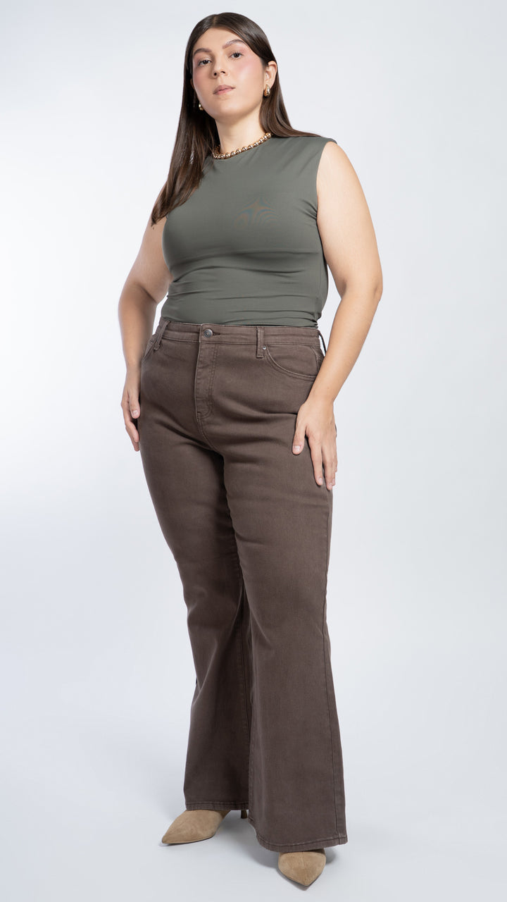 Pantalón Flare Curvy Balam BL7637