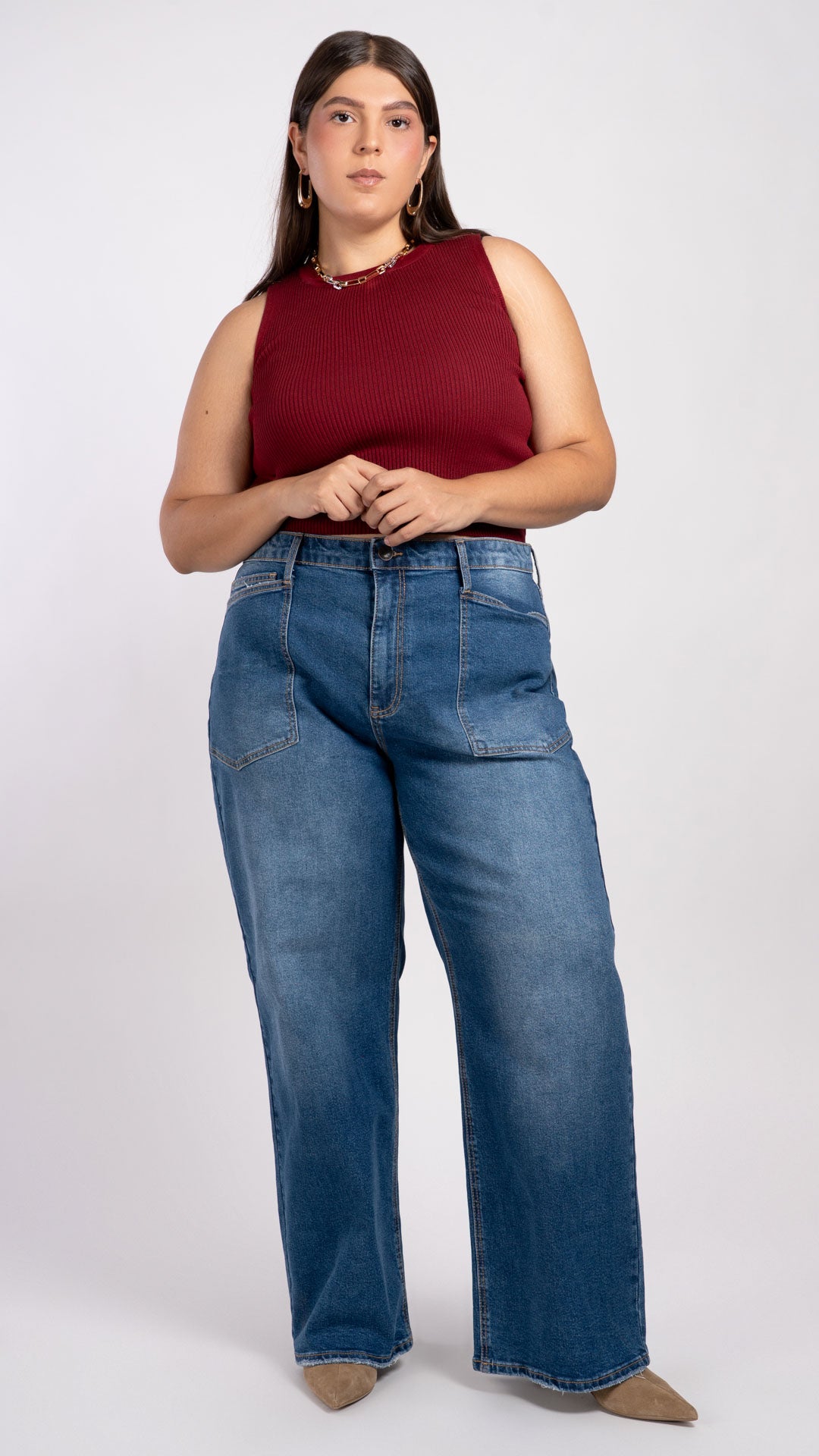 Pantalón Wide Leg Curvy Balam BL7671