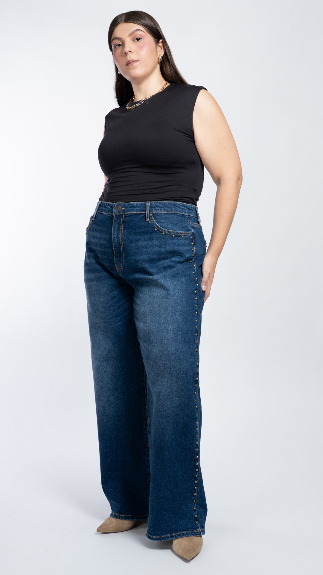 Pantalón Wide Leg Curvy Balam BL7679