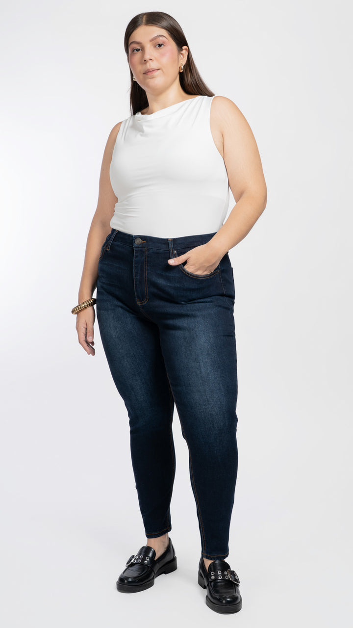 Pantalón High Rise Skinny Curvy Balam BL7681