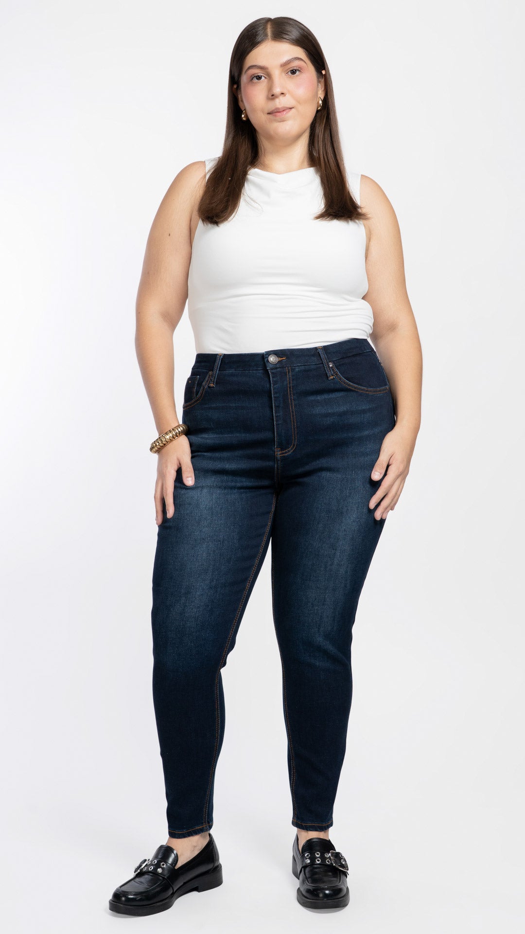 Pantalón High Rise Skinny Curvy Balam BL7681