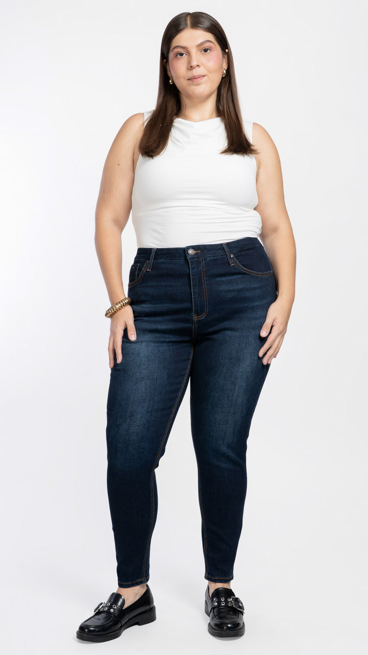 Pantalón High Rise Skinny Curvy Balam BL7681