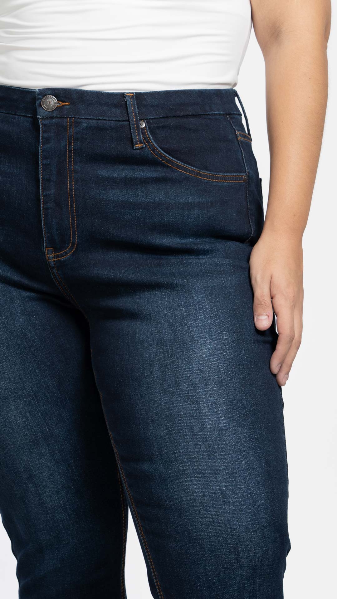 Pantalón High Rise Skinny Curvy Balam BL7681