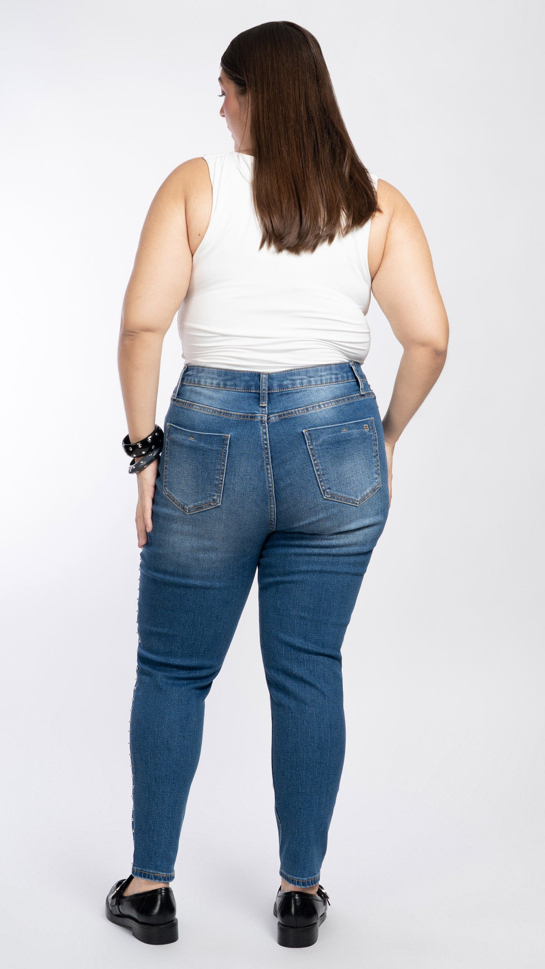 Pantalón High Rise Skinny Curvy Balam BL7726