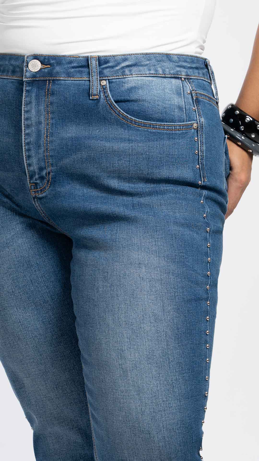 Pantalón High Rise Skinny Curvy Balam BL7726