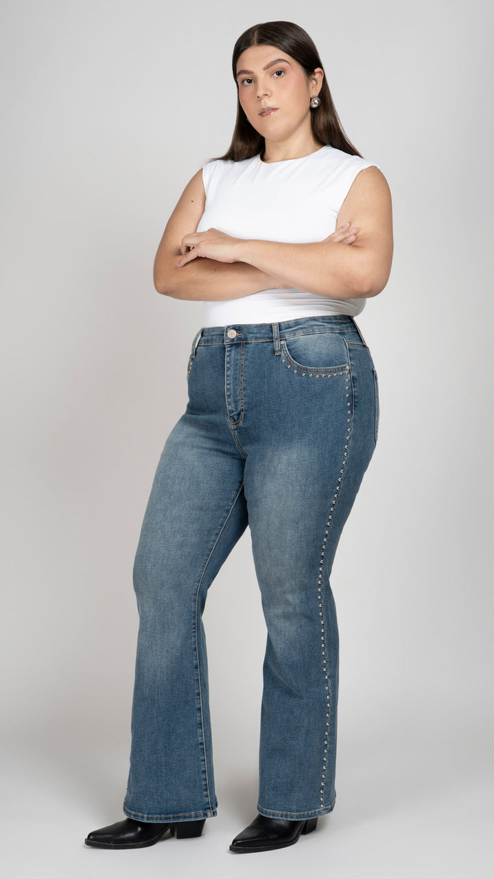 Pantalón Flare Curvy Balam BL7730